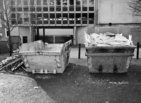 Our team handling commercial waste